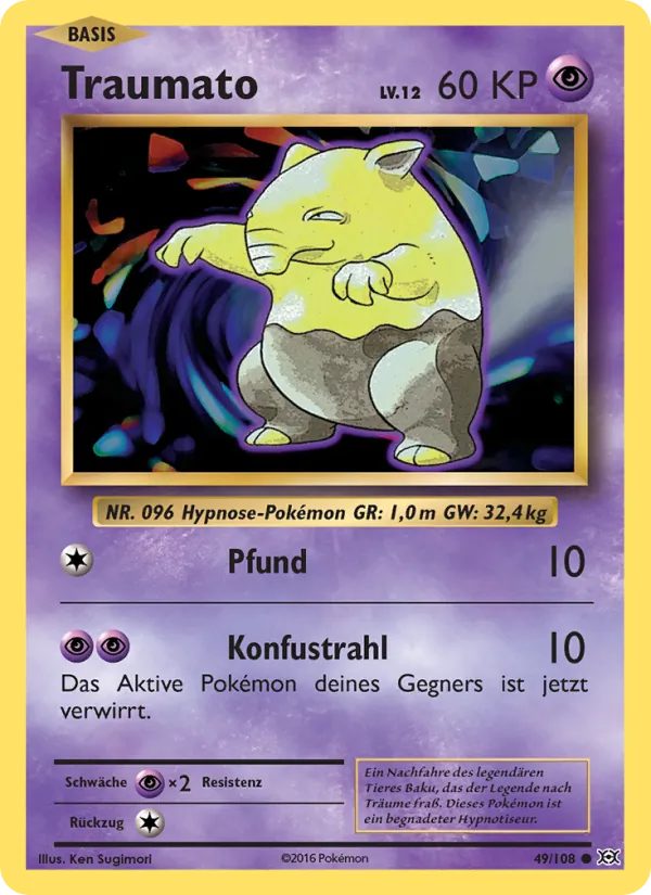 Traumato, Evolution 49