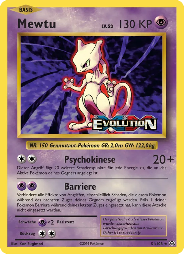 Mewtu, Evolution 51