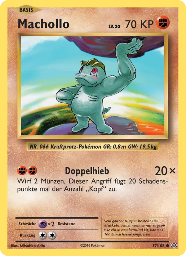 Machollo, Evolution 57