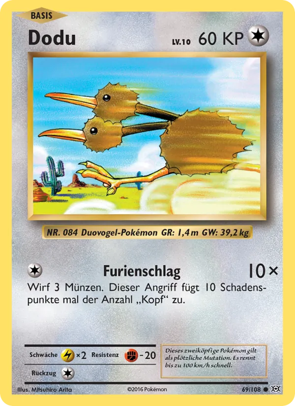 Dodu, Evolution 69