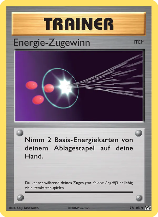 Energie-Zugewinn, Evolution 77