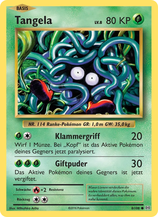 Tangela, Evolution 8