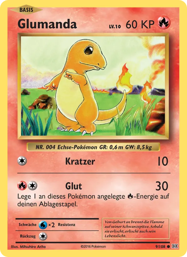 Glumanda, Evolution 9