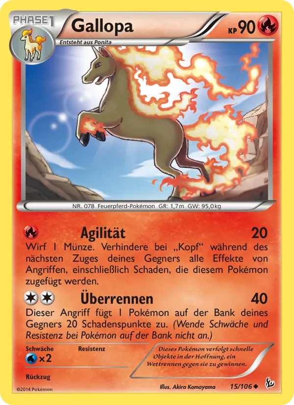 Gallopa, Flammenmeer 15