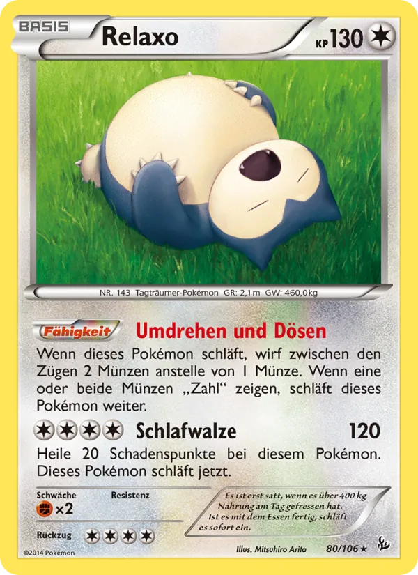 Relaxo, Flammenmeer 80