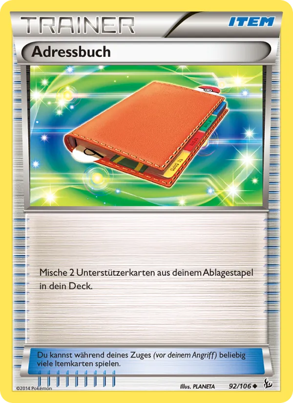 Adressbuch, Flammenmeer 92