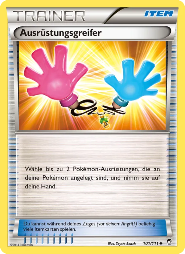 Ausrüstungsgreifer, Fliegende Fäuste 101