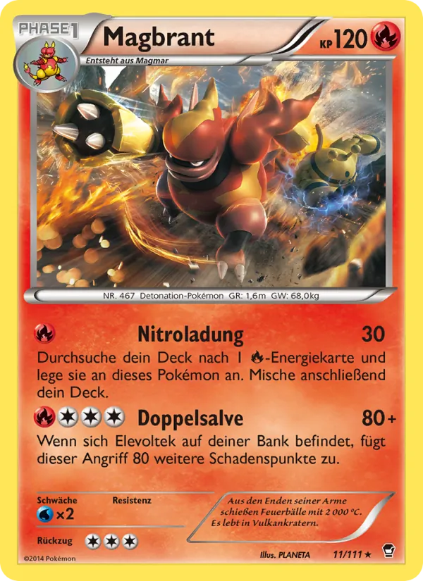 Magbrant, Fliegende Fäuste 11