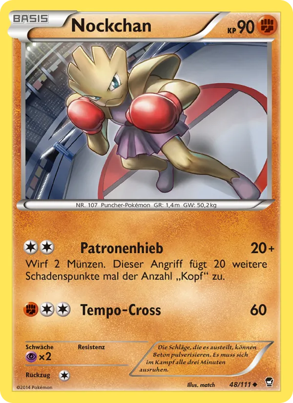 Nockchan, Fliegende Fäuste 48