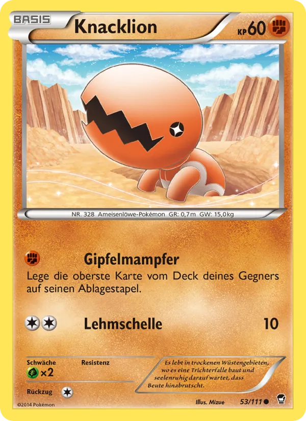 Knacklion, Fliegende Fäuste 53