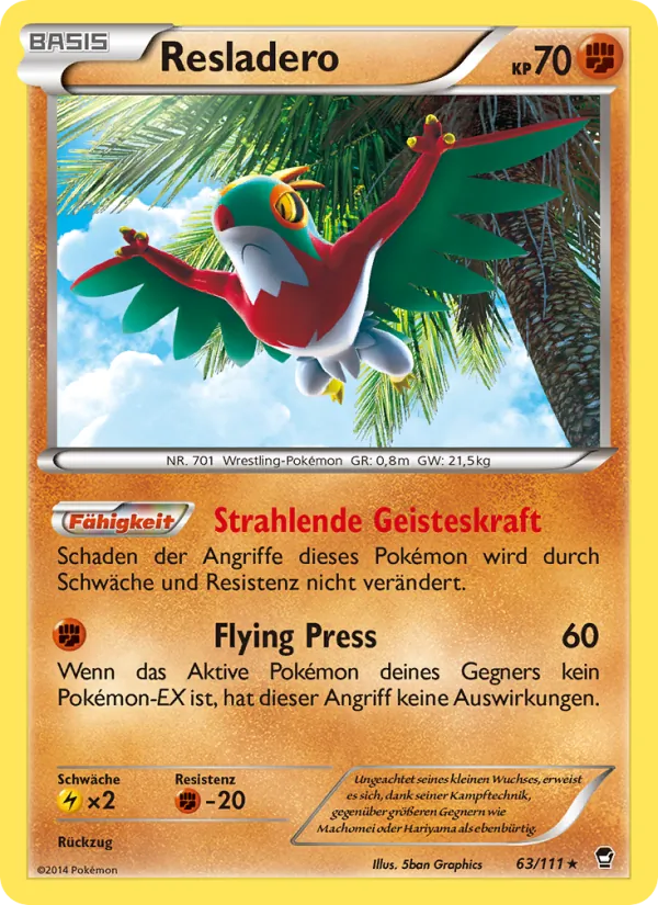 Resladero, Fliegende Fäuste 63
