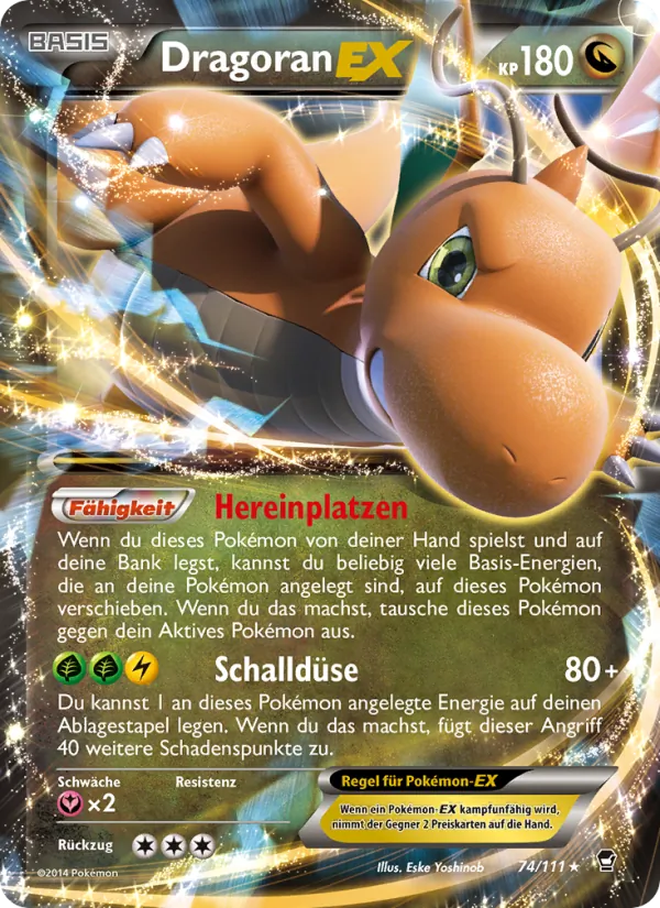 Dragoran EX, Fliegende Fäuste 74