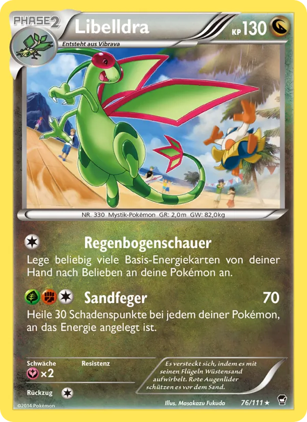 Libelldra, Fliegende Fäuste 76