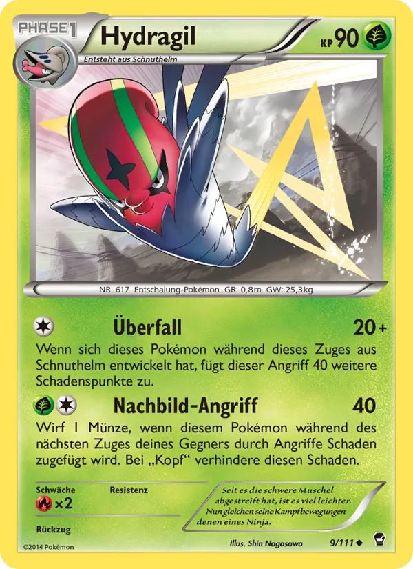 Hydragil, Fliegende Fäuste 9