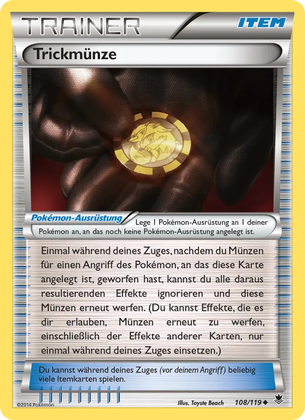 Trickmünze, Phantomkräfte 108