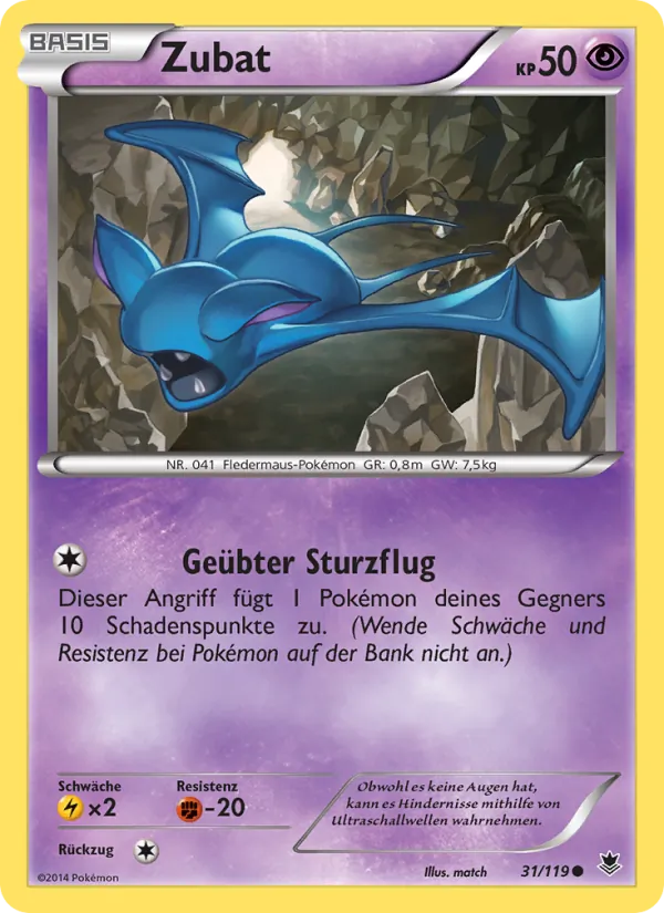 Zubat, Phantomkräfte 31