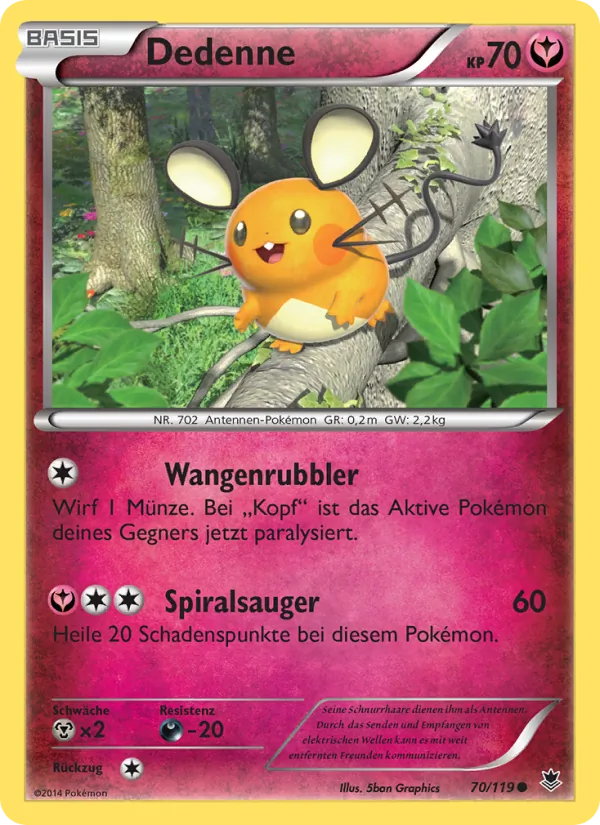 Dedenne, Phantomkräfte 70