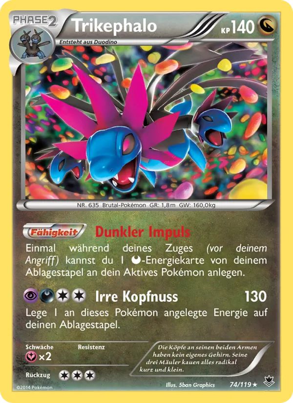 Trikephalo, Phantomkräfte 74