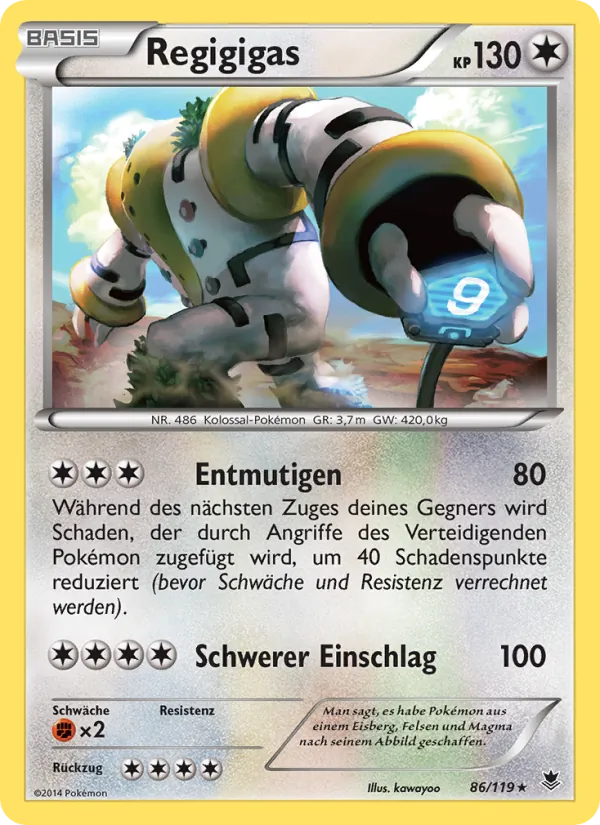 Regigigas, Phantomkräfte 86