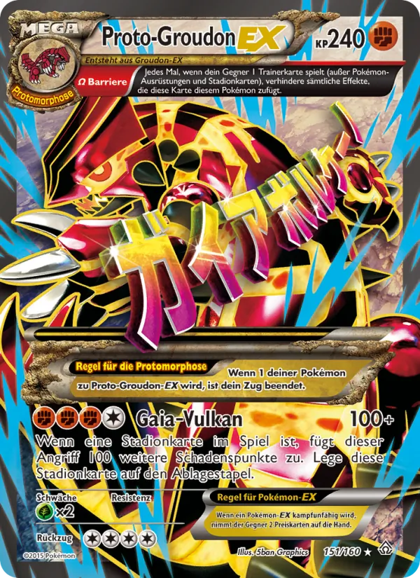Proto-Groudon EX, Protoshock 151