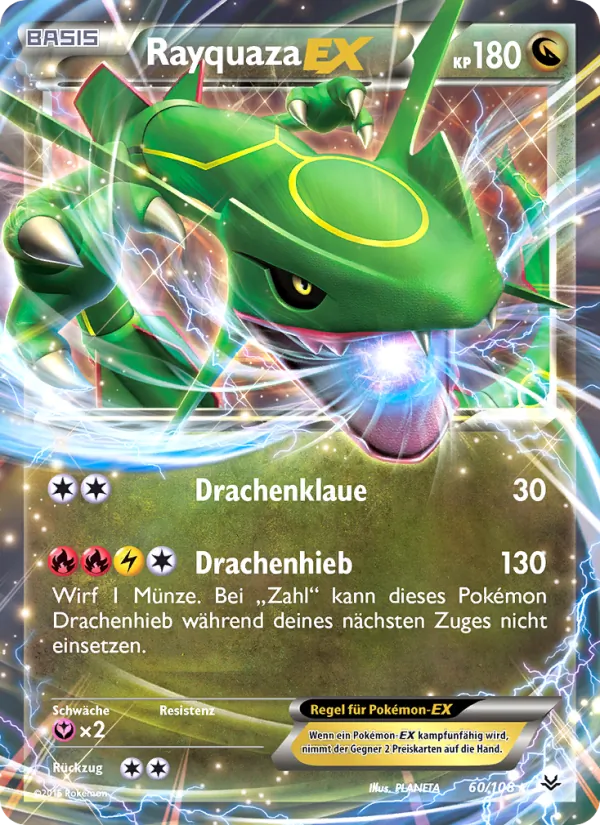 Rayquaza EX, Drachenleuchten 60