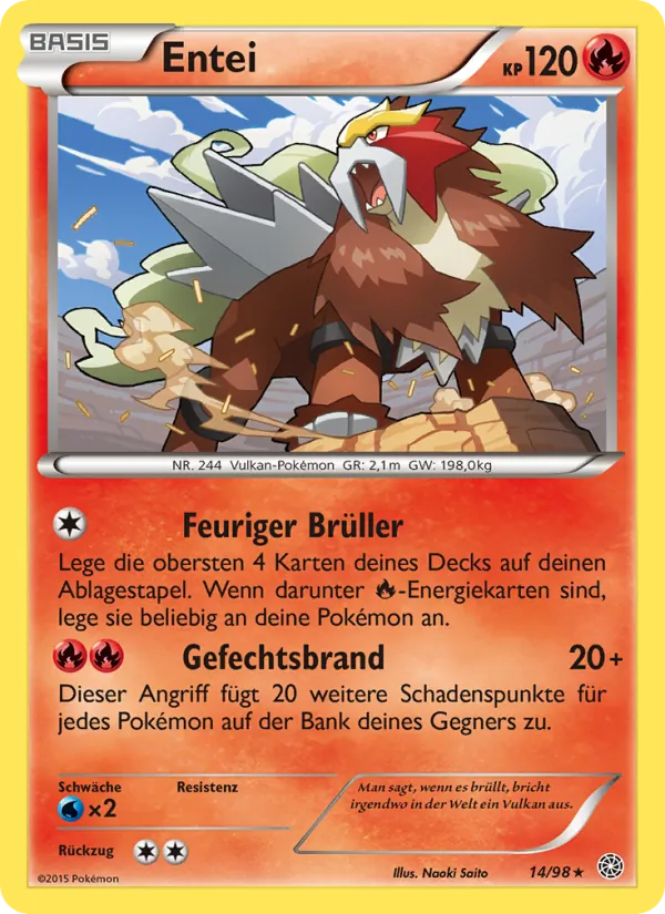 Entei, Ewiger Anfang 14