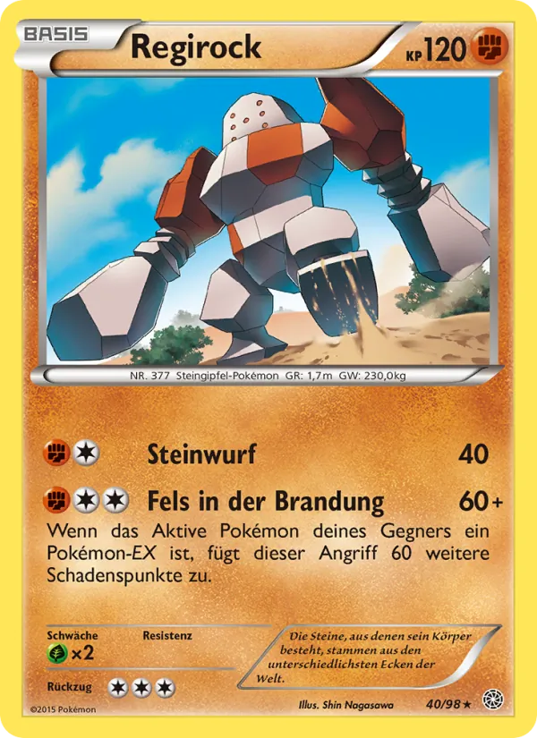 Regirock, Ewiger Anfang 40