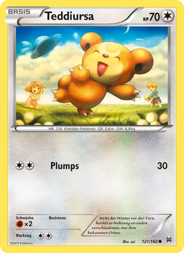 Teddiursa, TURBOstart 121