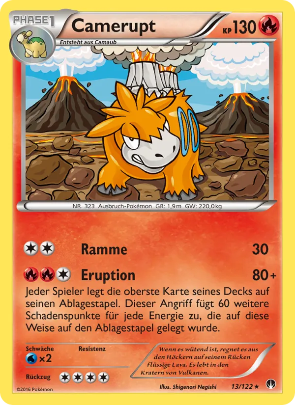 Camerupt, TURBOfieber 13