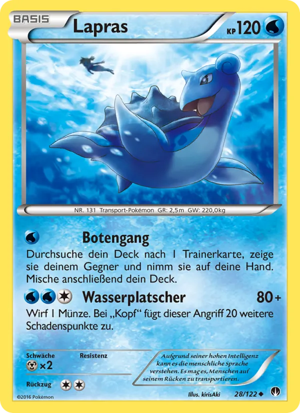 Lapras, TURBOfieber 28