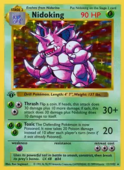 Nidoking, Base Set 11