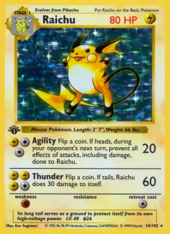 Raichu, Base Set 14