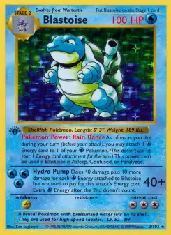 Blastoise, Base Set 2