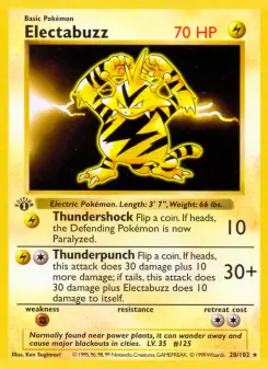Electabuzz, Base Set 20