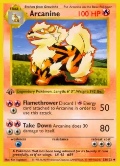 Arcanine, Base Set 23