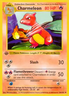 Charmeleon, Base Set 24