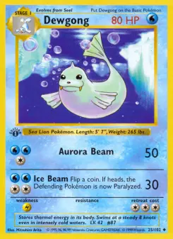 Dewgong, Base Set 25