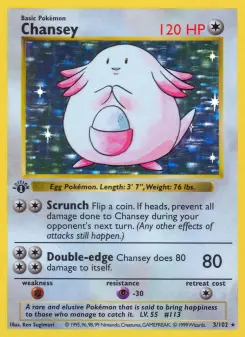 Chansey, Base Set 3