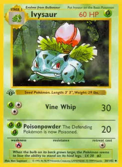 Ivysaur, Base Set 30