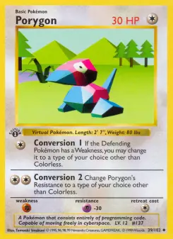 Porygon, Base Set 39