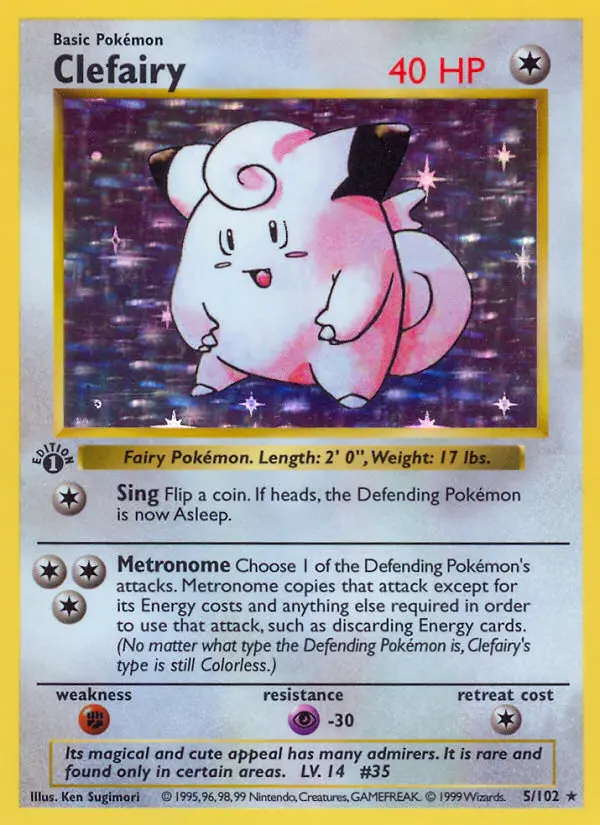 Clefairy, Base Set 5