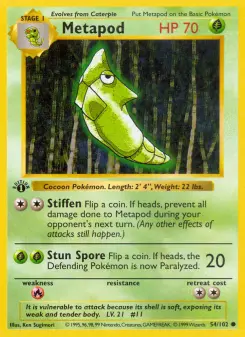 Metapod, Base Set 54