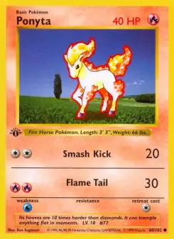 Ponyta, Base Set 60