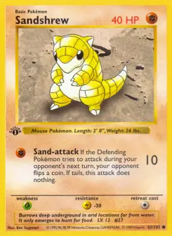 Sandshrew, Base Set 62