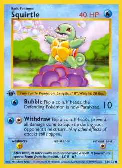 Squirtle, Base Set 63