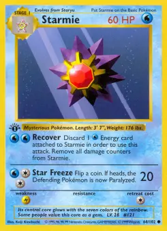 Starmie, Base Set 64