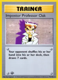 Impostor Professor Oak, Base Set 73