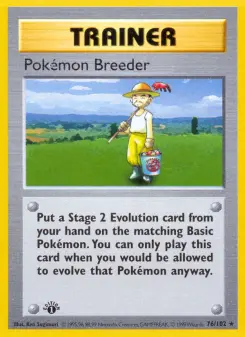 Pokémon Breeder, Base Set 76