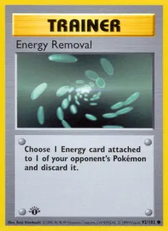 Energy Removal, Base Set 92