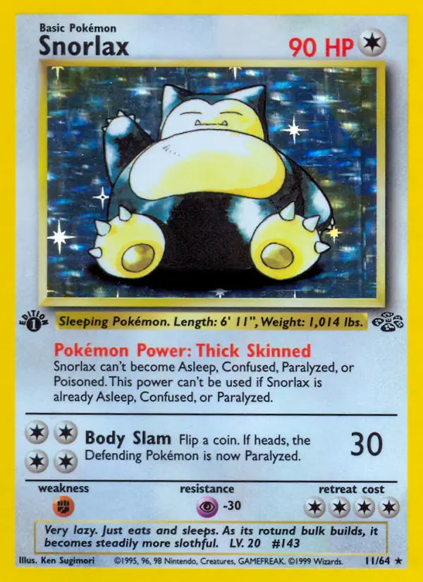Snorlax, Jungle 11